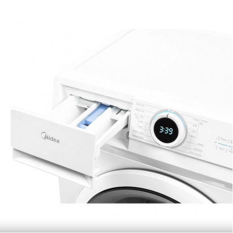 Midea MF100W80BA/W-GR Πλυντήριο Ρούχων 8kg 1400 Στροφών